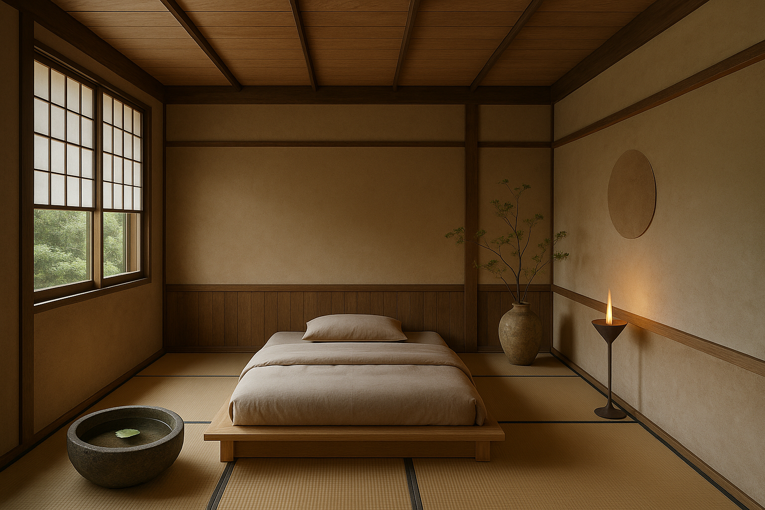 柚月 YUZUKI HOUSE — 五輪モチーフの和モダン客室